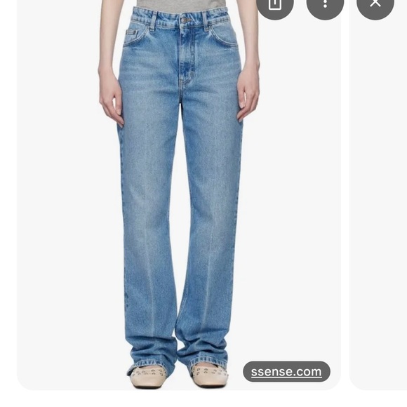 NWT Stella McCartney Mid Rise Straight Leg Jeans - Picture 10 of 10